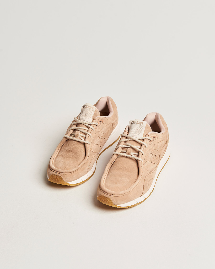 Herre | Saucony Shadow 6000 Moc Suede Sneaker Sand | Saucony | Shadow 6000 Moc Suede Sneaker Sand