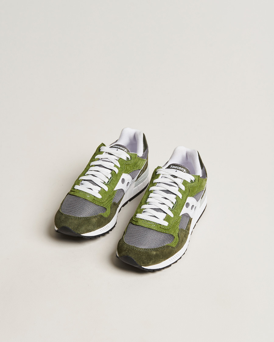 Herre | Hvite sneakers | Saucony | Shadow 5000 Sneaker Green/White