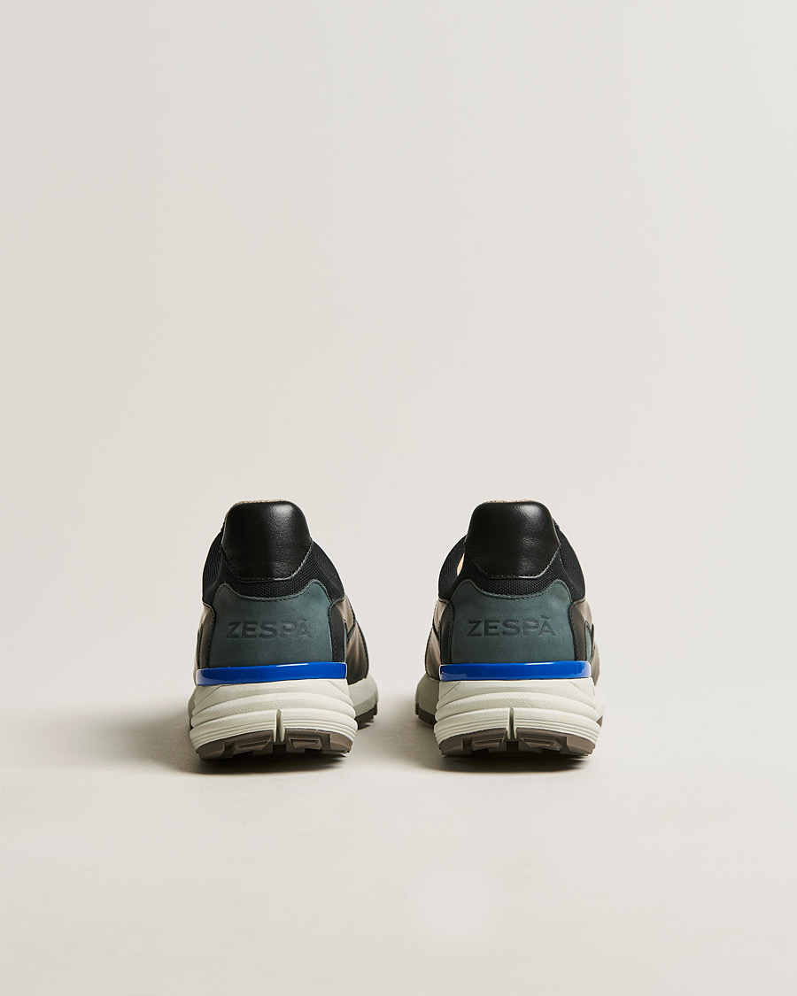 Herre | Zespà ZSP Trail Outdoor Textile Sneakers Black/Anthracite | Zespà | ZSP Trail Outdoor Textile Sneakers Black/Anthracite