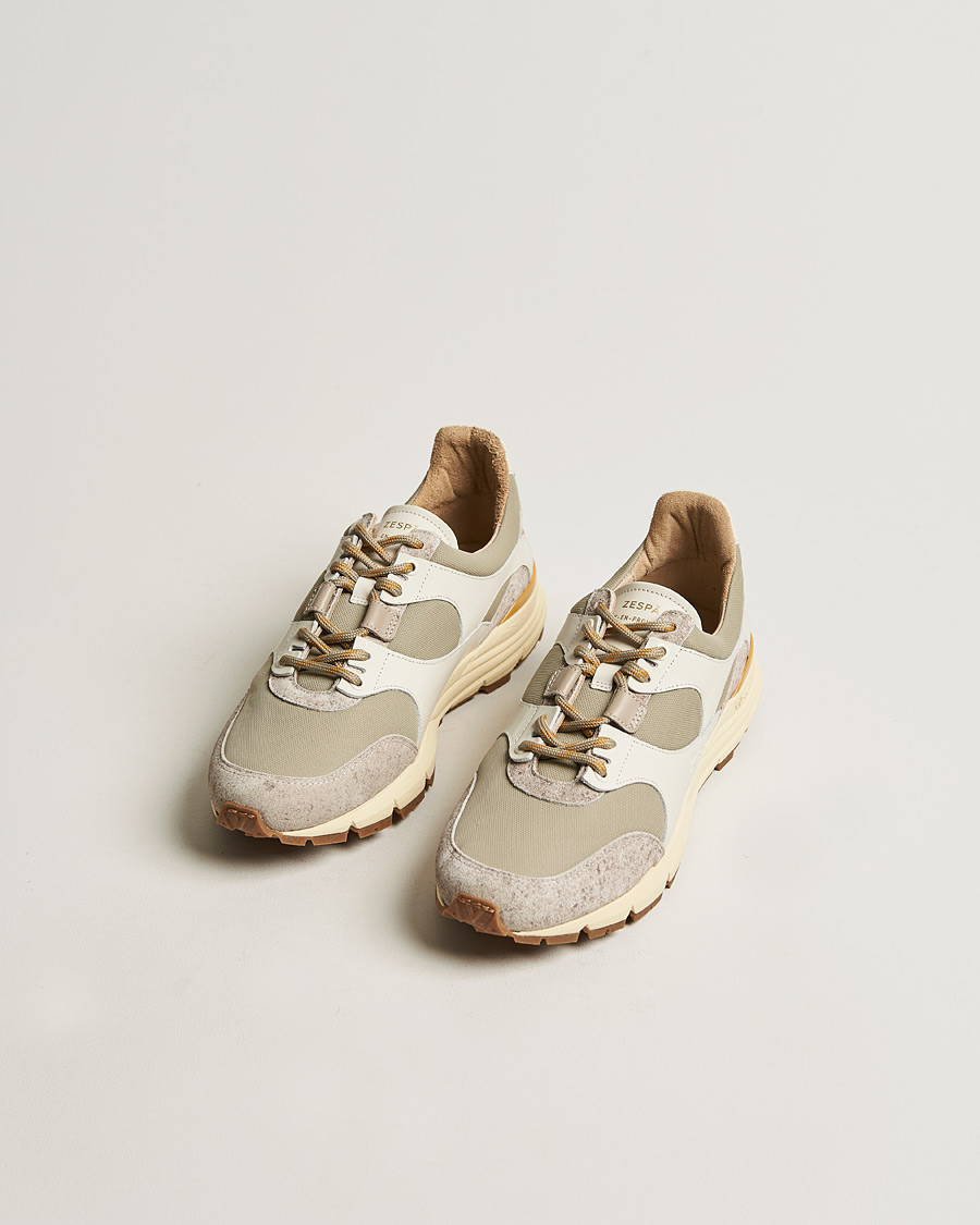 Herre | Zespà ZSP Trail Outdoor Textile Sneakers Taupe | Zespà | ZSP Trail Outdoor Textile Sneakers Taupe