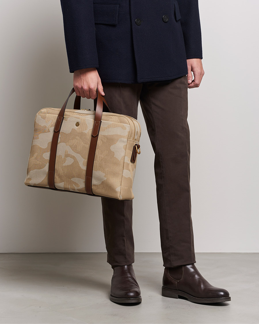 Herre | Mismo M/S Endeavour Briefcase Shades off Dune/Cuoio | Mismo | M/S Endeavour Briefcase Shades off Dune/Cuoio