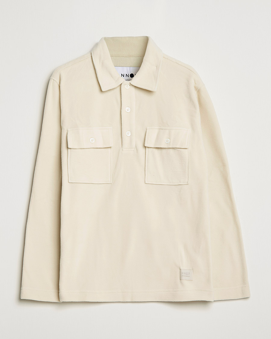 Herre | Gensere | NN07 | Vinny Micro Fleece Polo Ecru