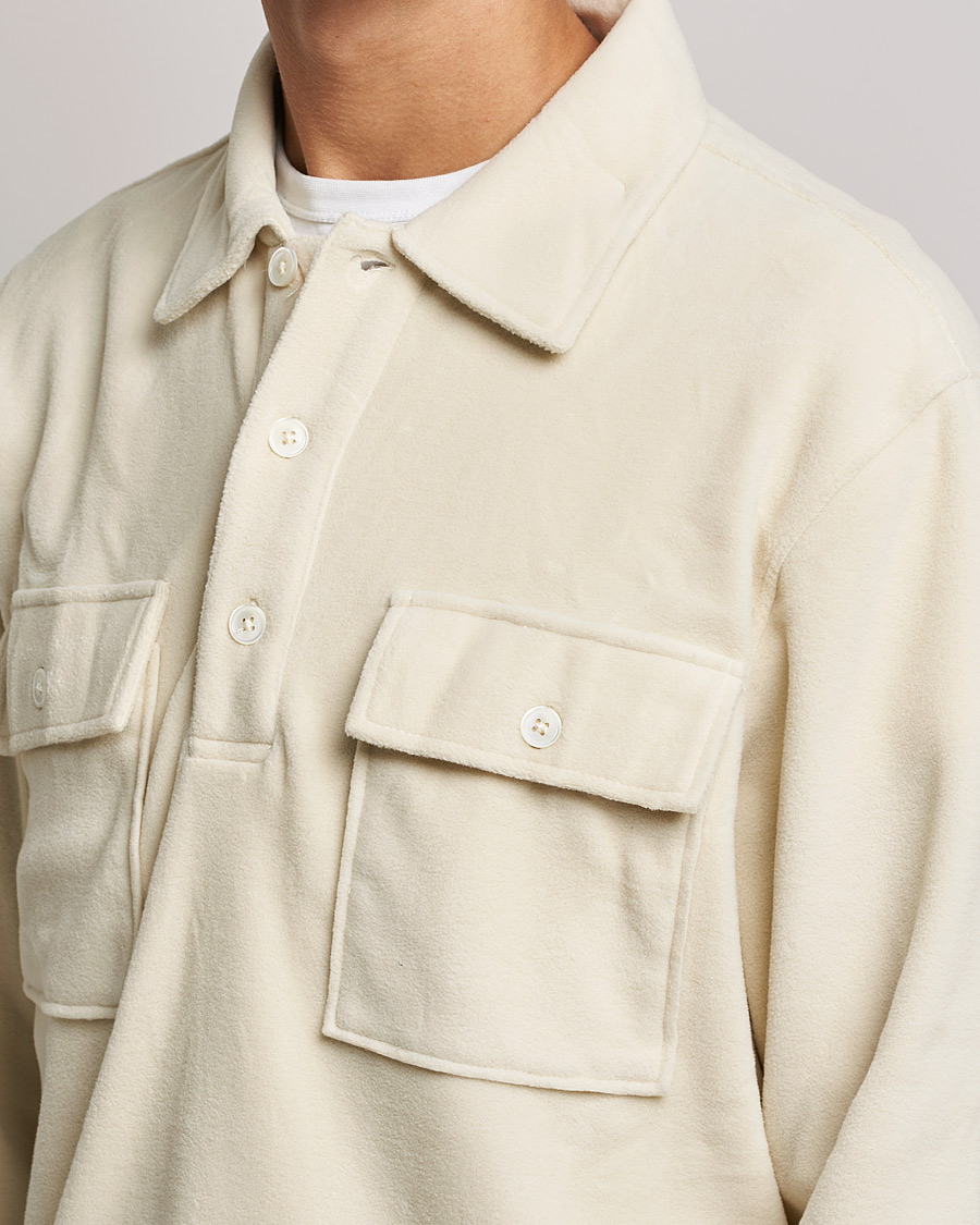 Herre | Gensere | NN07 | Vinny Micro Fleece Polo Ecru