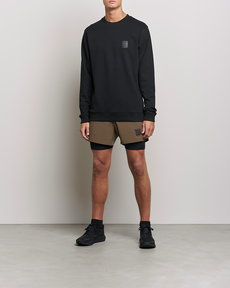 Herre | T-Shirts | NN07 | Barrow Long Sleeve Crew Black