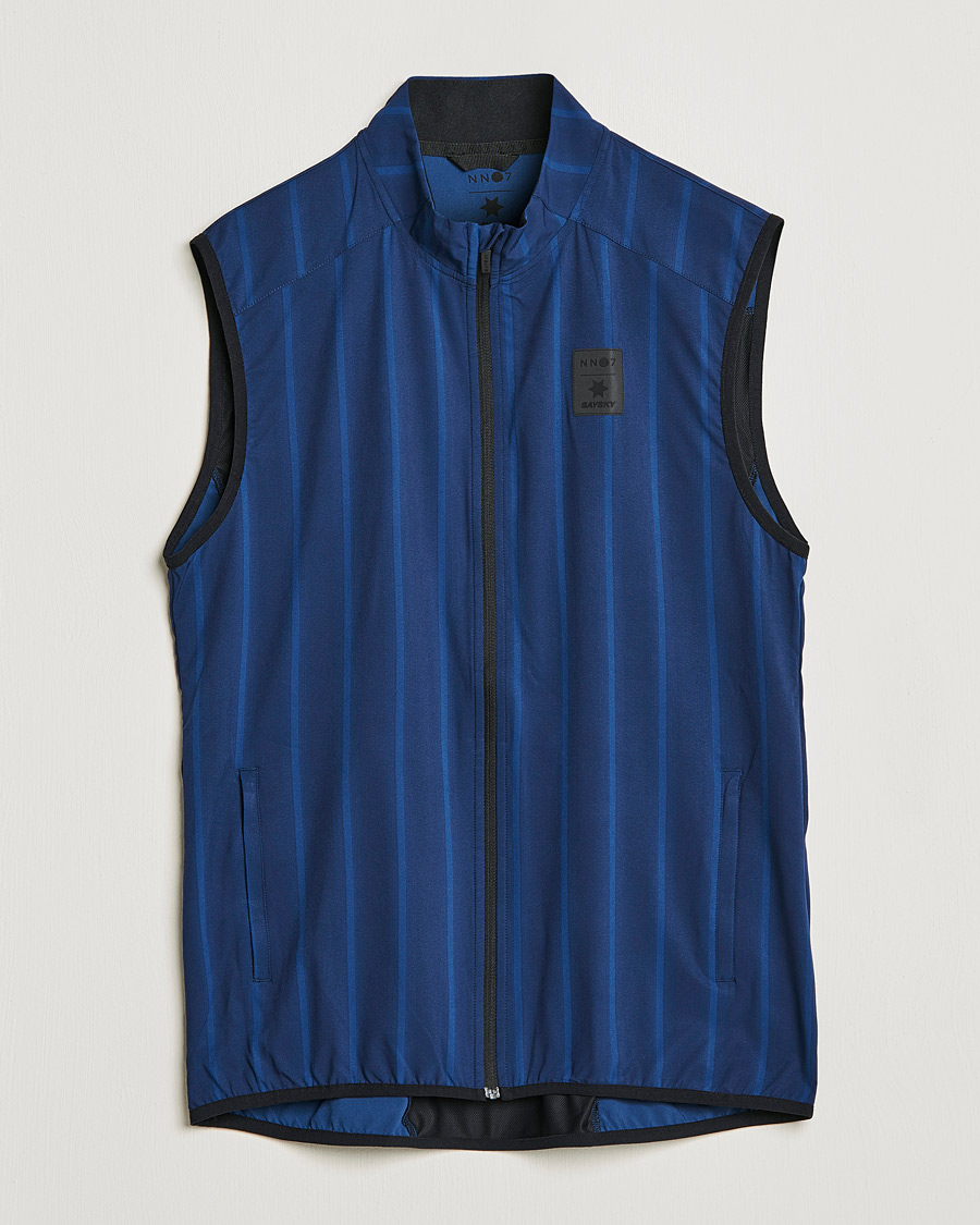 Herre | Gensere | NN07 | Pace Full Zip Vest Navy Stripe