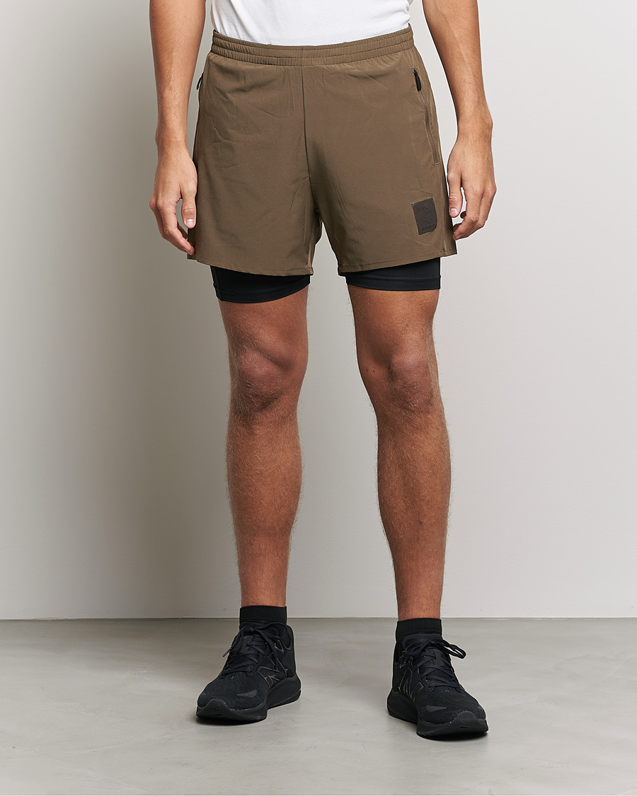 Herre | Shorts | NN07 | Two in One Shorts Clay