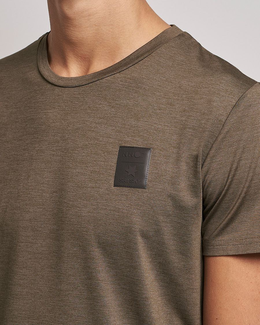 Herre | T-Shirts | NN07 | Pace Short Sleeve T-Shirt Clay