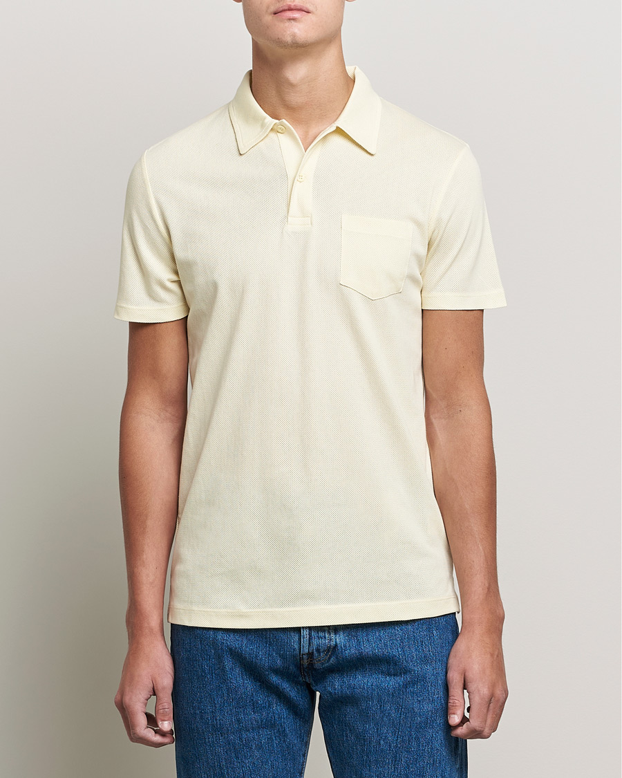 Herre |  | Sunspel | Riviera Polo Shirt Lemon