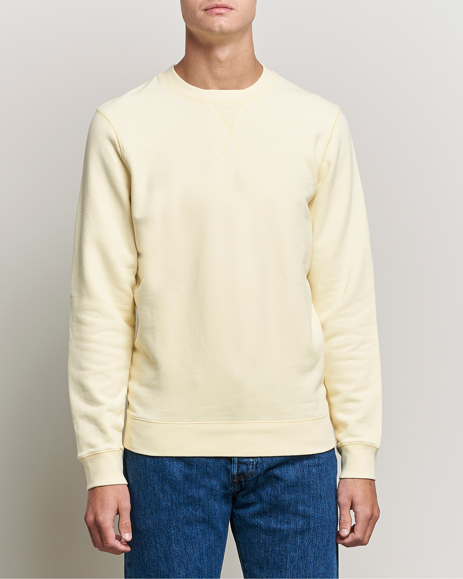 Herre |  | Sunspel | Loopback Sweatshirt Lemon