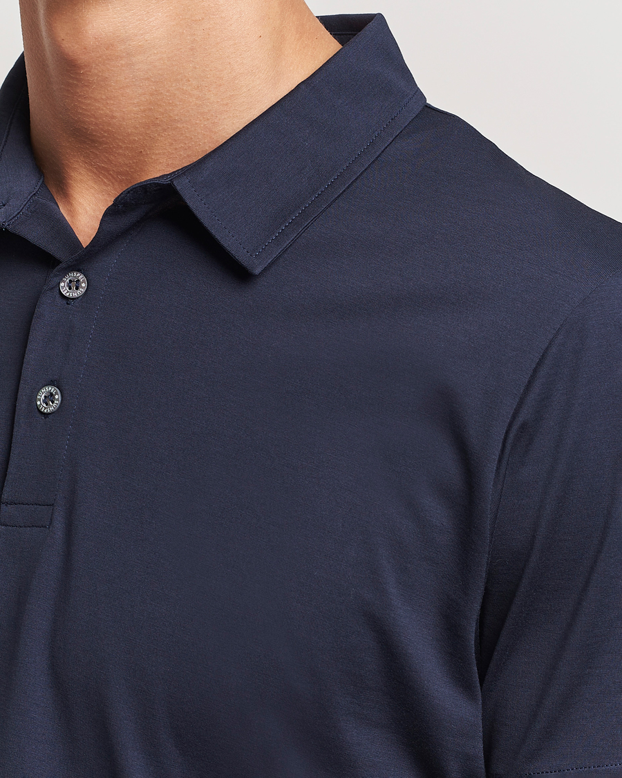 Herre | Pikéer | Sunspel | Cotton Jersey Polo Navy