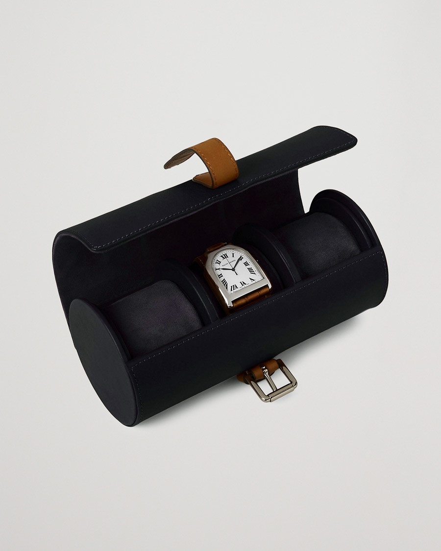 Herre | Livsstil | Ralph Lauren Home | Toledo Leather Watch Case Navy