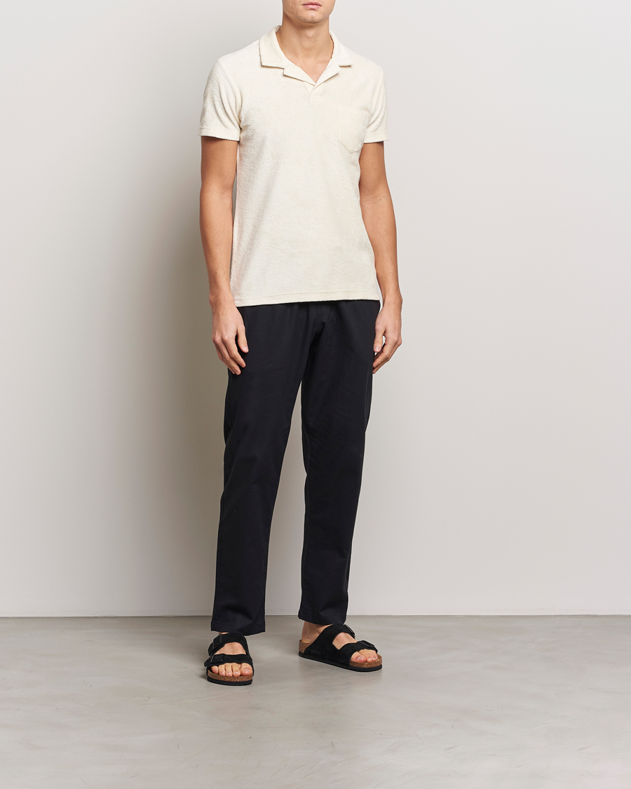 Herre | Bukser | OAS | Linen Long Pants Black