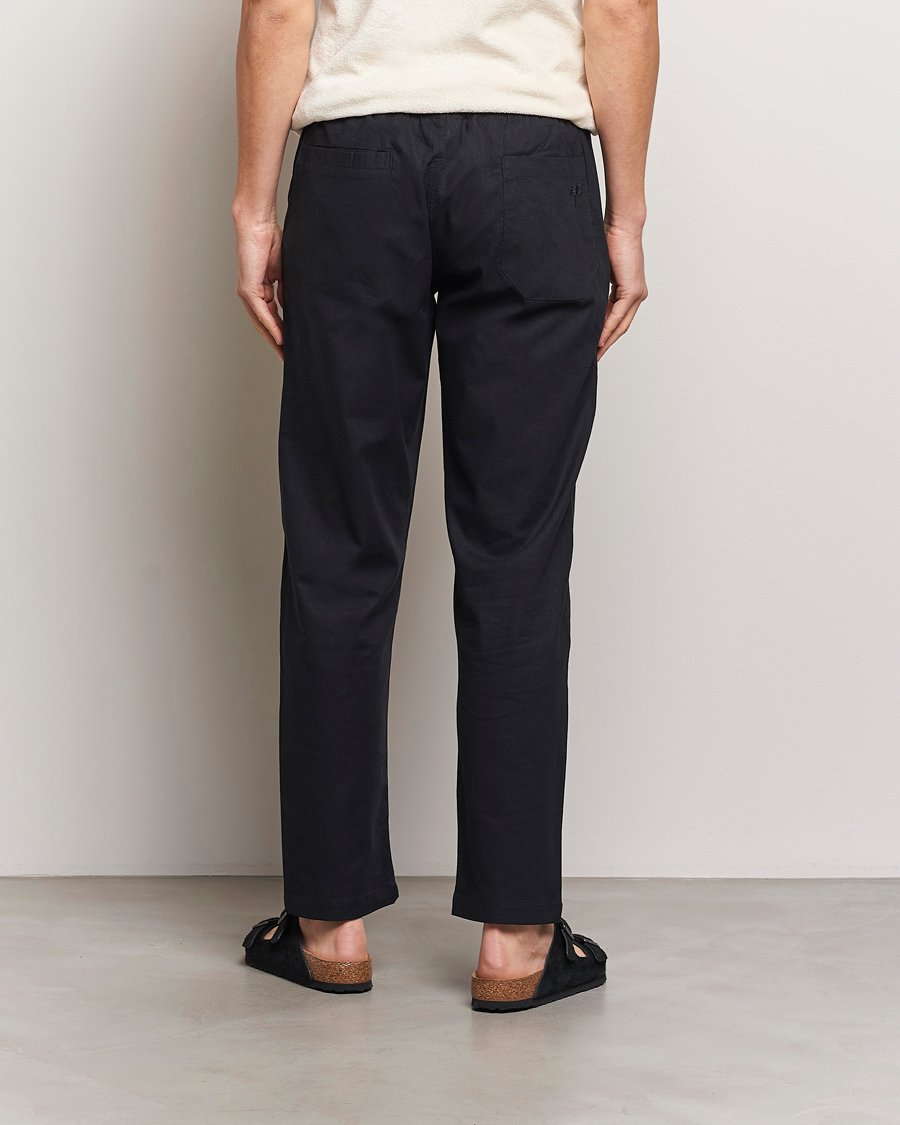 Herre | Bukser | OAS | Linen Long Pants Black