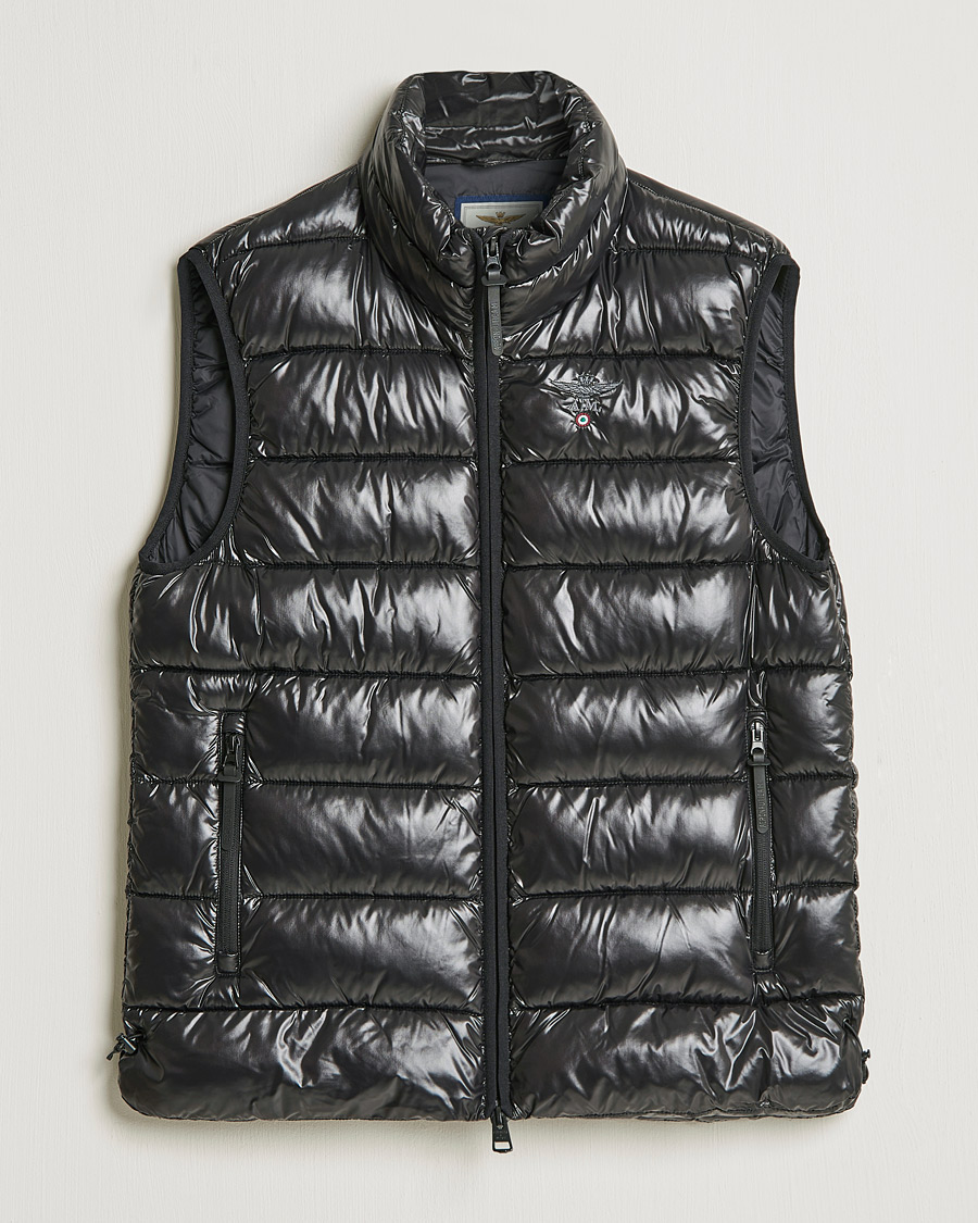Herre | Vester | Aeronautica Militare | Padded Gilet Jet Black