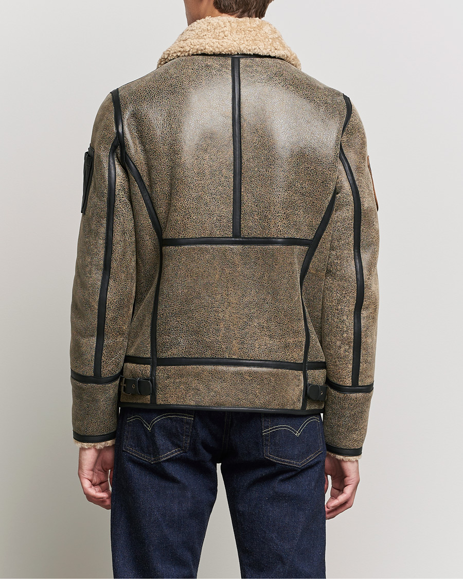 Herre | Jakker | Aeronautica Militare | Aviator Patch Jacket Tabaco
