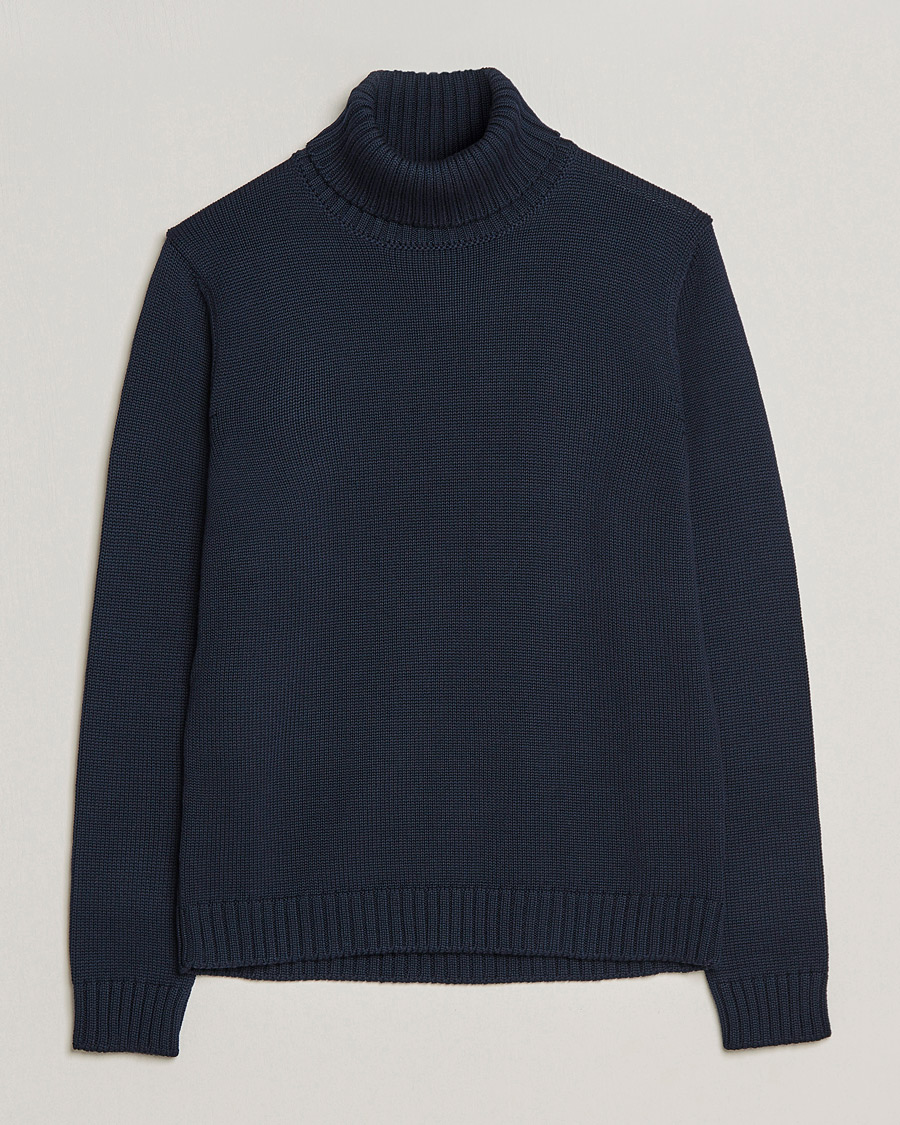 Herre | Gensere | Zanone | Virgin Merino Wool Rollneck Navy
