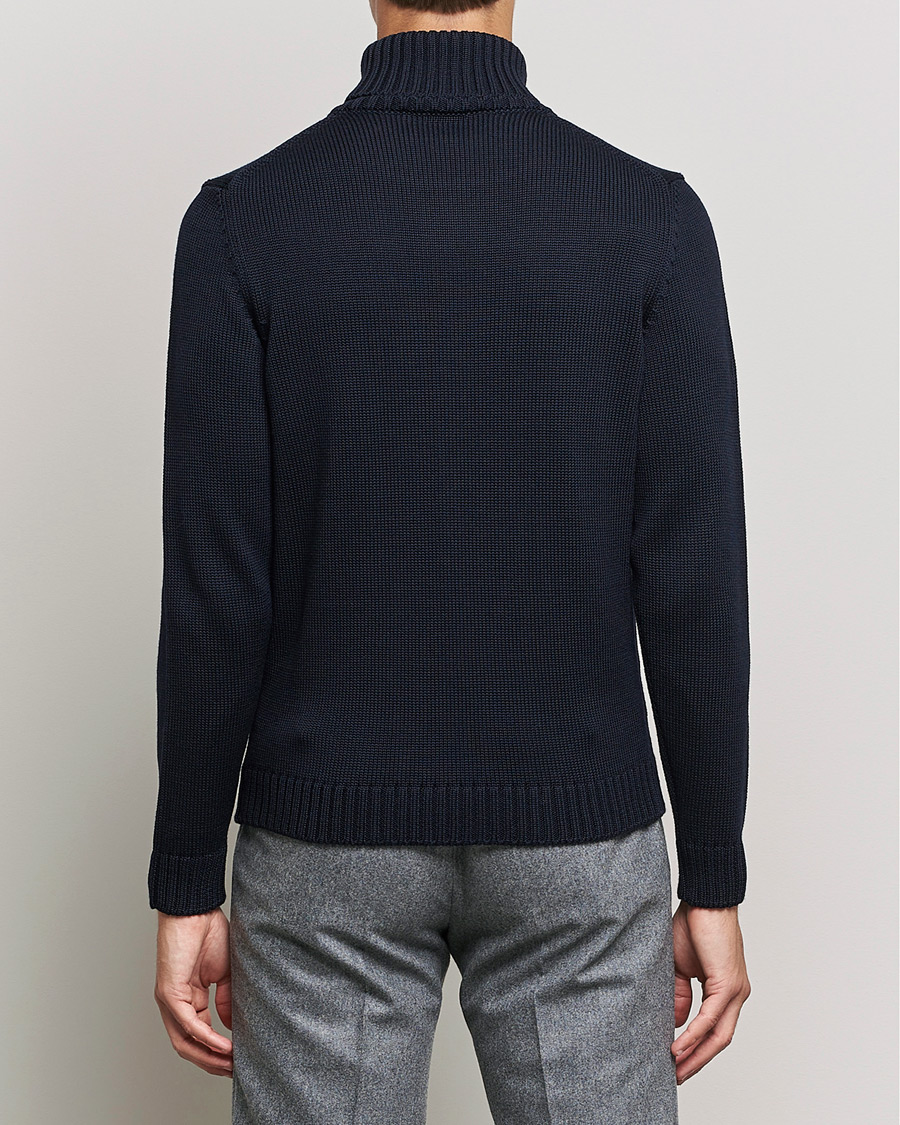 Herre | Gensere | Zanone | Virgin Merino Wool Rollneck Navy