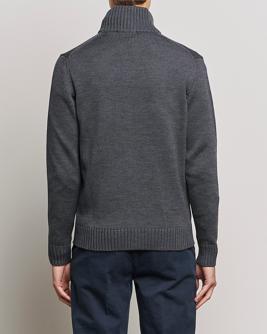 Herre | Gensere | Zanone | Virgin Merino Wool Chioto Cardigan Grey Melange