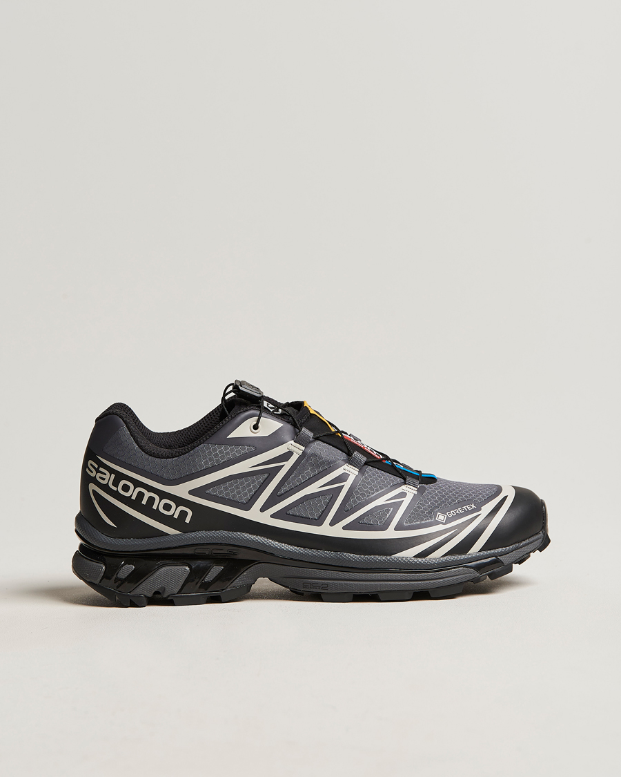 Herre | Salomon XT-6 GTX Sneakers Black/Ebony | Salomon | XT-6 GTX Sneakers Black/Ebony