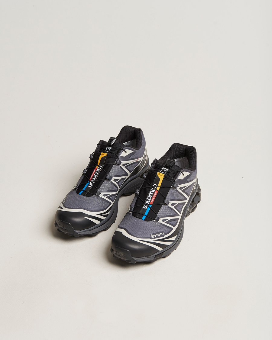 Herre | Salomon XT-6 GTX Sneakers Black/Ebony | Salomon | XT-6 GTX Sneakers Black/Ebony