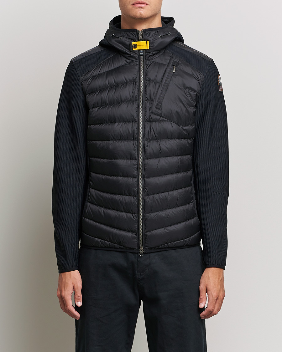 Herre | Klær | Parajumpers | Nolan Hybrid Hooded Jacket Black