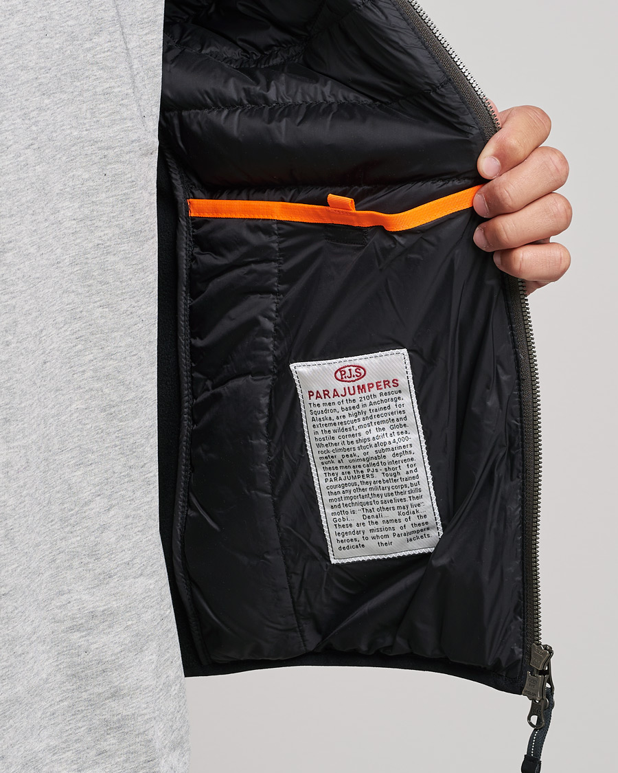 Herre | Jakker | Parajumpers | Nolan Hybrid Hooded Jacket Black