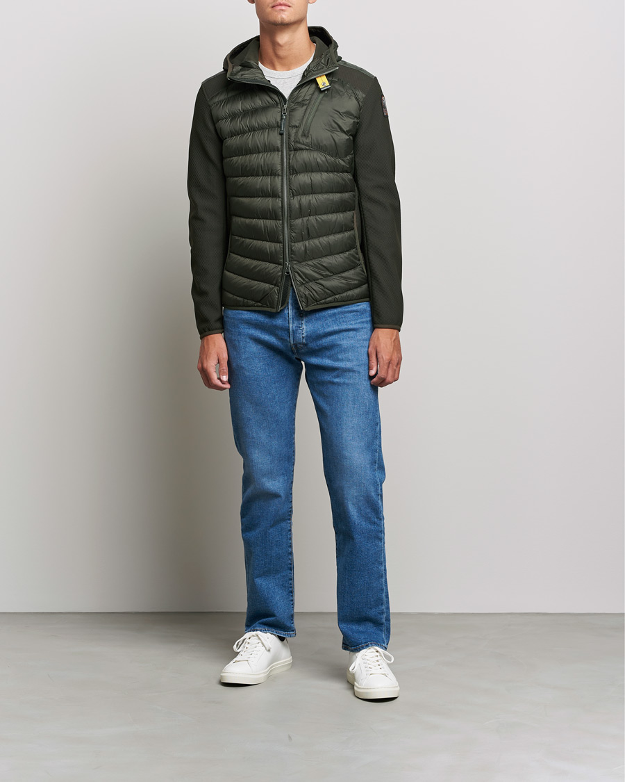 Herre | Jakker | Parajumpers | Nolan Hybrid Hooded Jacket Sycamore