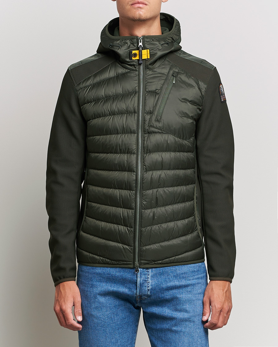 Herre | Jakker | Parajumpers | Nolan Hybrid Hooded Jacket Sycamore