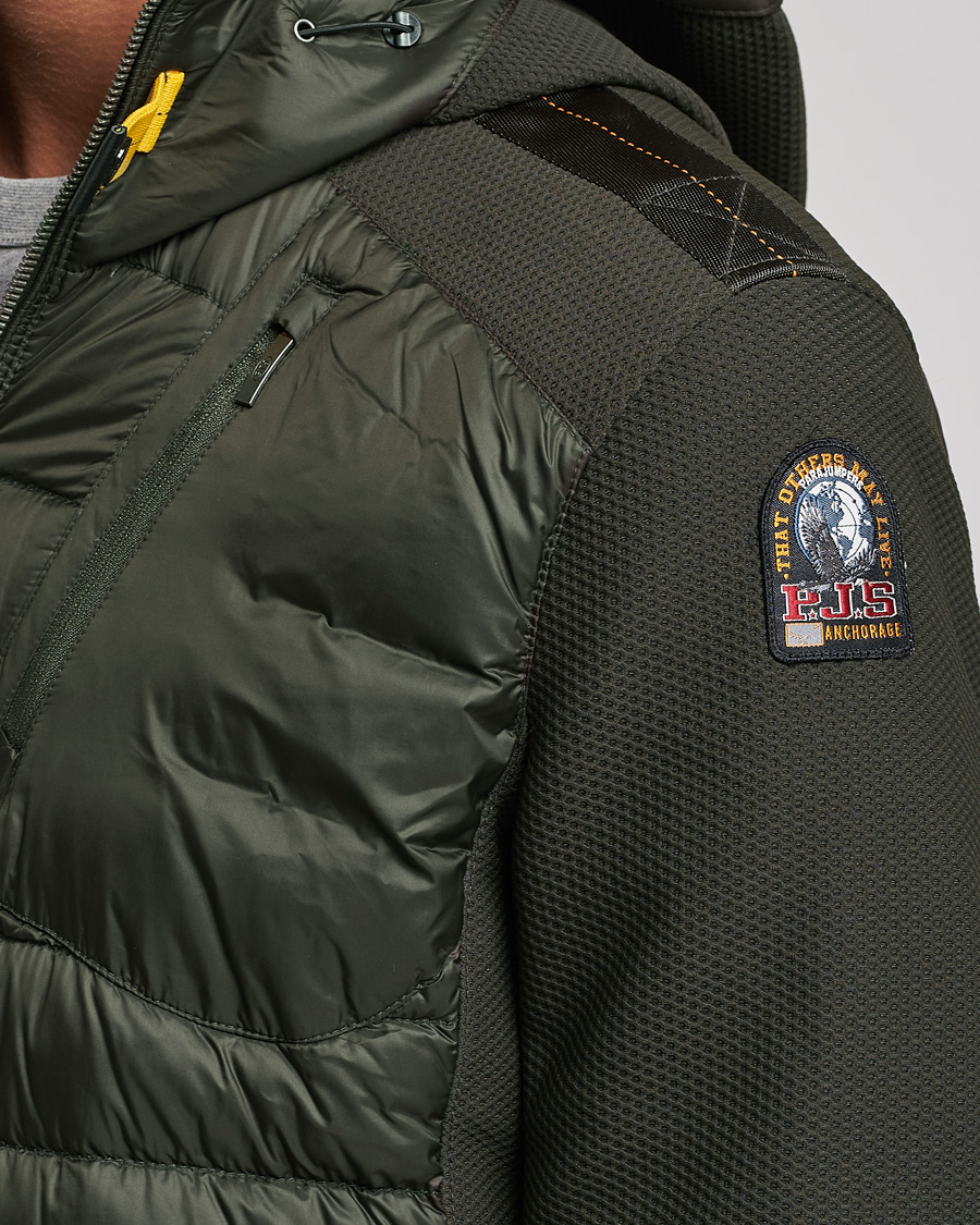 Herre | Jakker | Parajumpers | Nolan Hybrid Hooded Jacket Sycamore