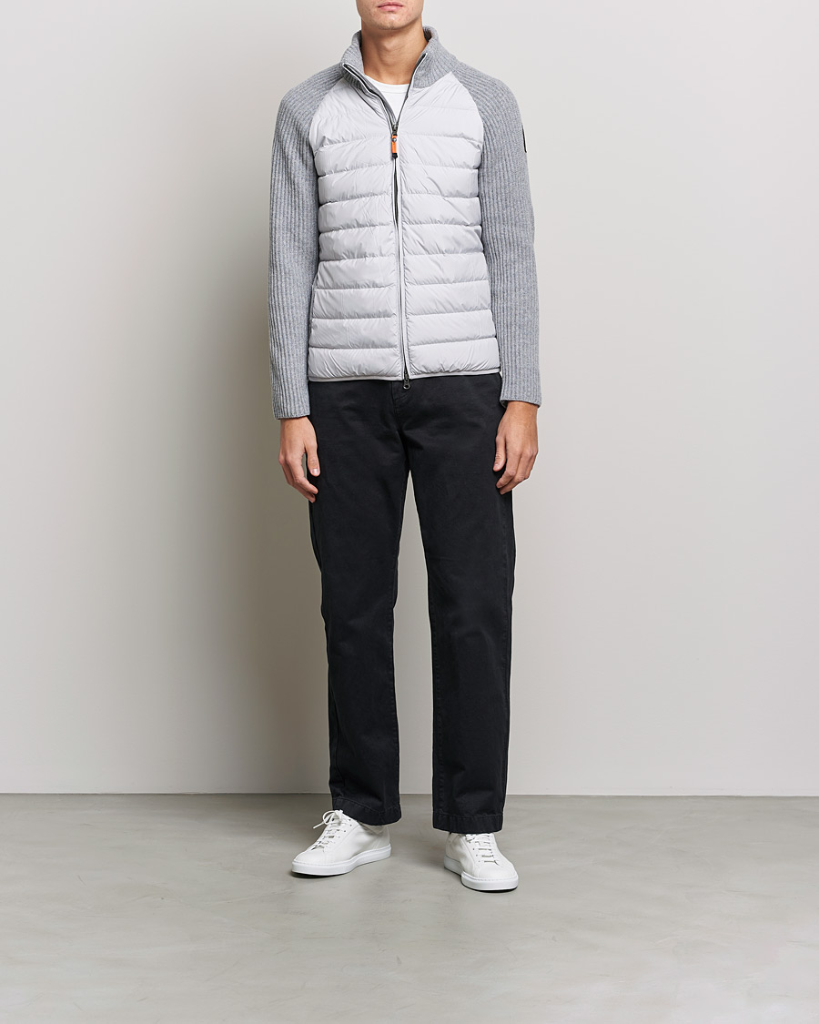 Herre | Jakker | Parajumpers | Olmo Hybrid Jacket Lunar Rock