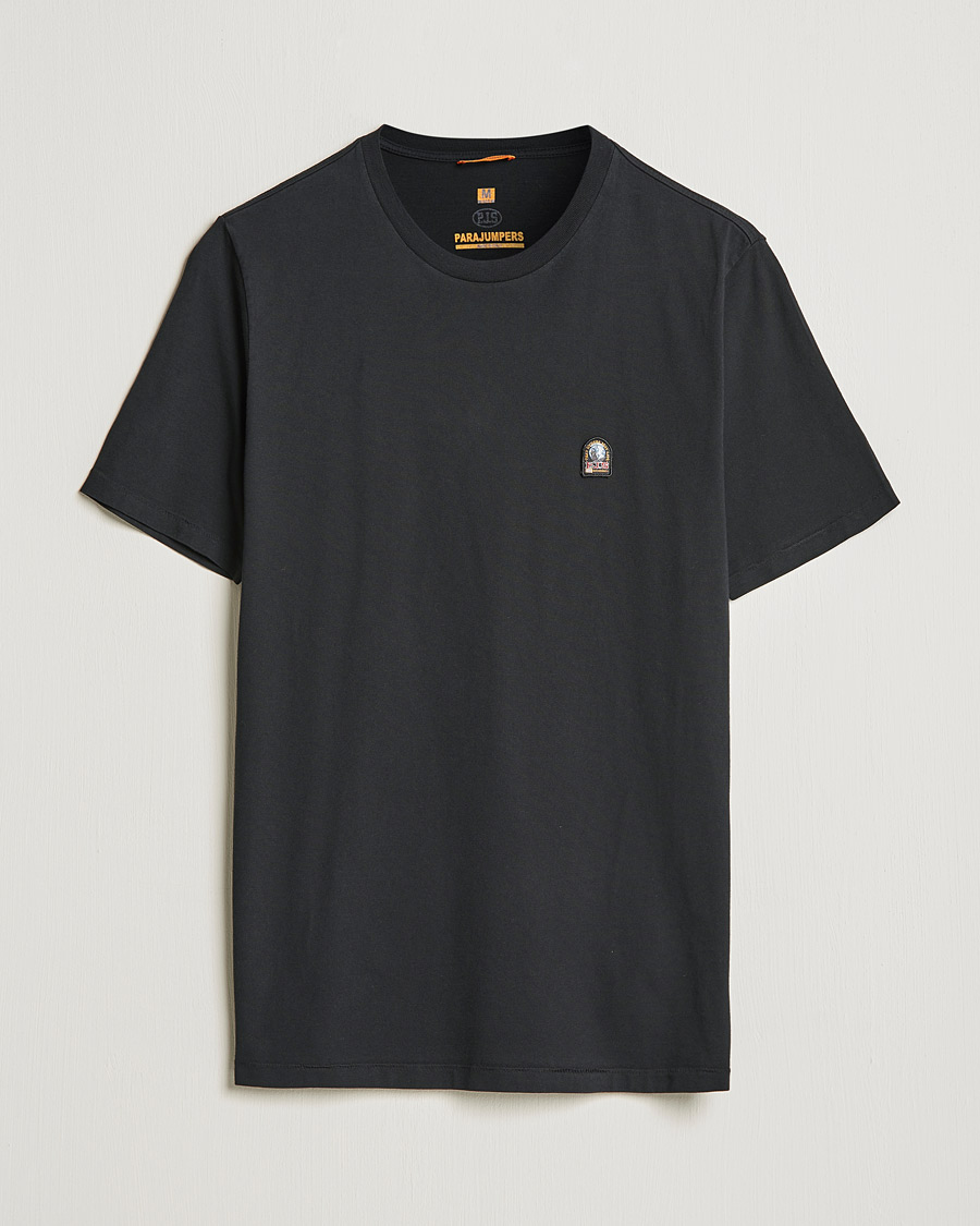 Herre | T-Shirts | Parajumpers | Basic Cotton Tee Black