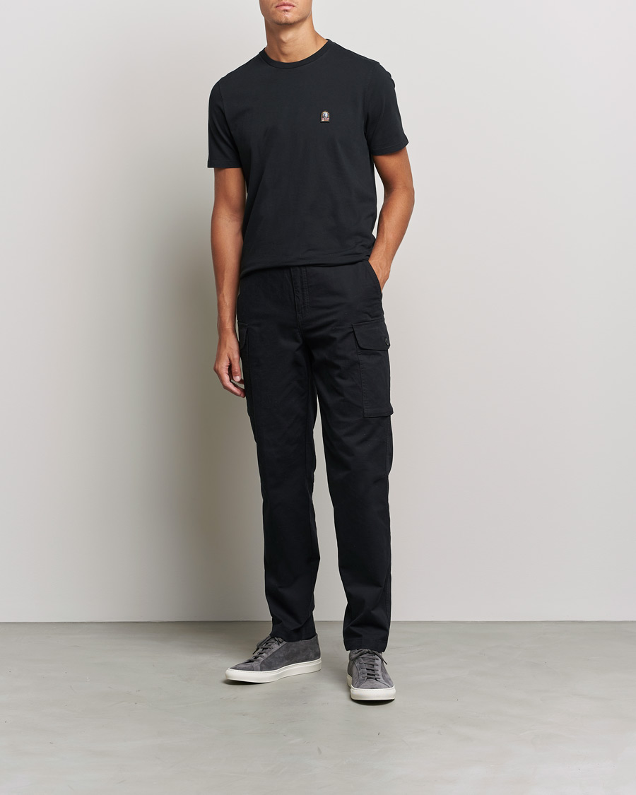Herre | T-Shirts | Parajumpers | Basic Cotton Tee Black