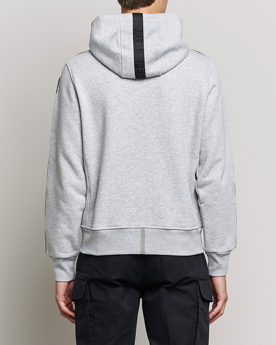 Herre | Gensere | Parajumpers | Aldrin Full-Zip Hoodie Steel Melange