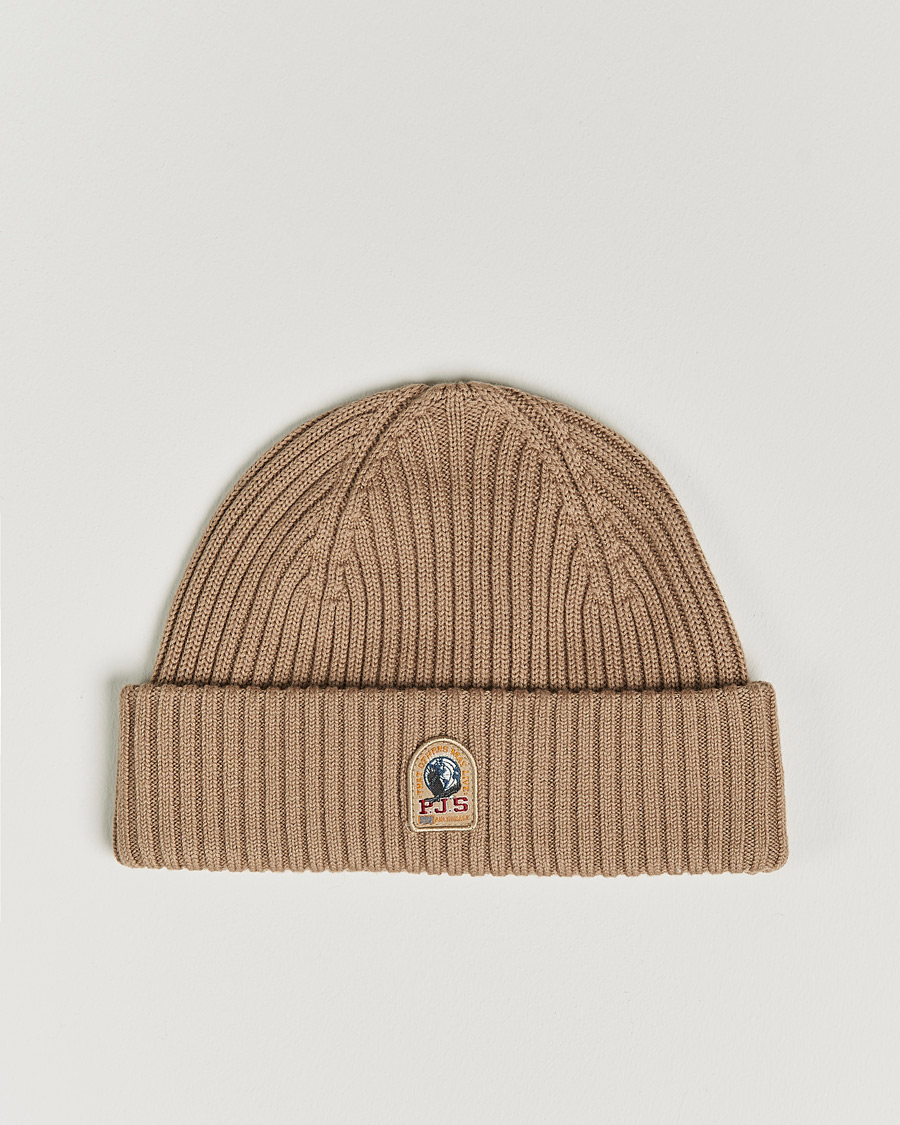 Herre | Parajumpers Ribbed Hat Cappuccino | Parajumpers | Ribbed Hat Cappuccino
