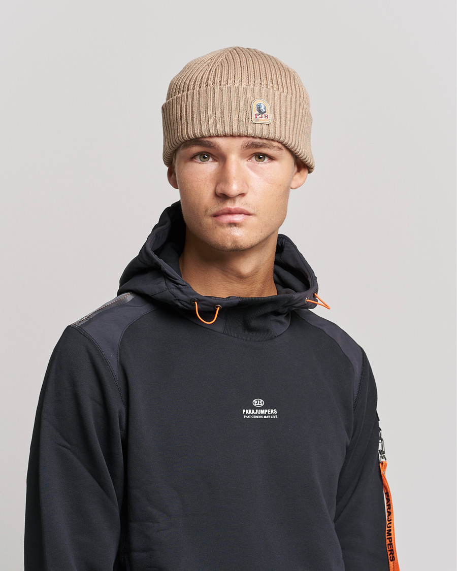 Herre | Parajumpers | Parajumpers | Ribbed Hat Cappuccino