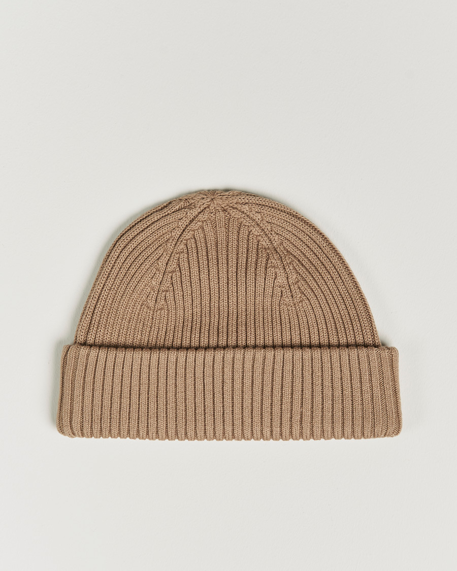 Herre | Parajumpers Ribbed Hat Cappuccino | Parajumpers | Ribbed Hat Cappuccino