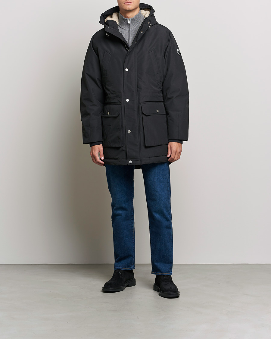 Herre | Jakker | GANT | The Everyday Parka Black