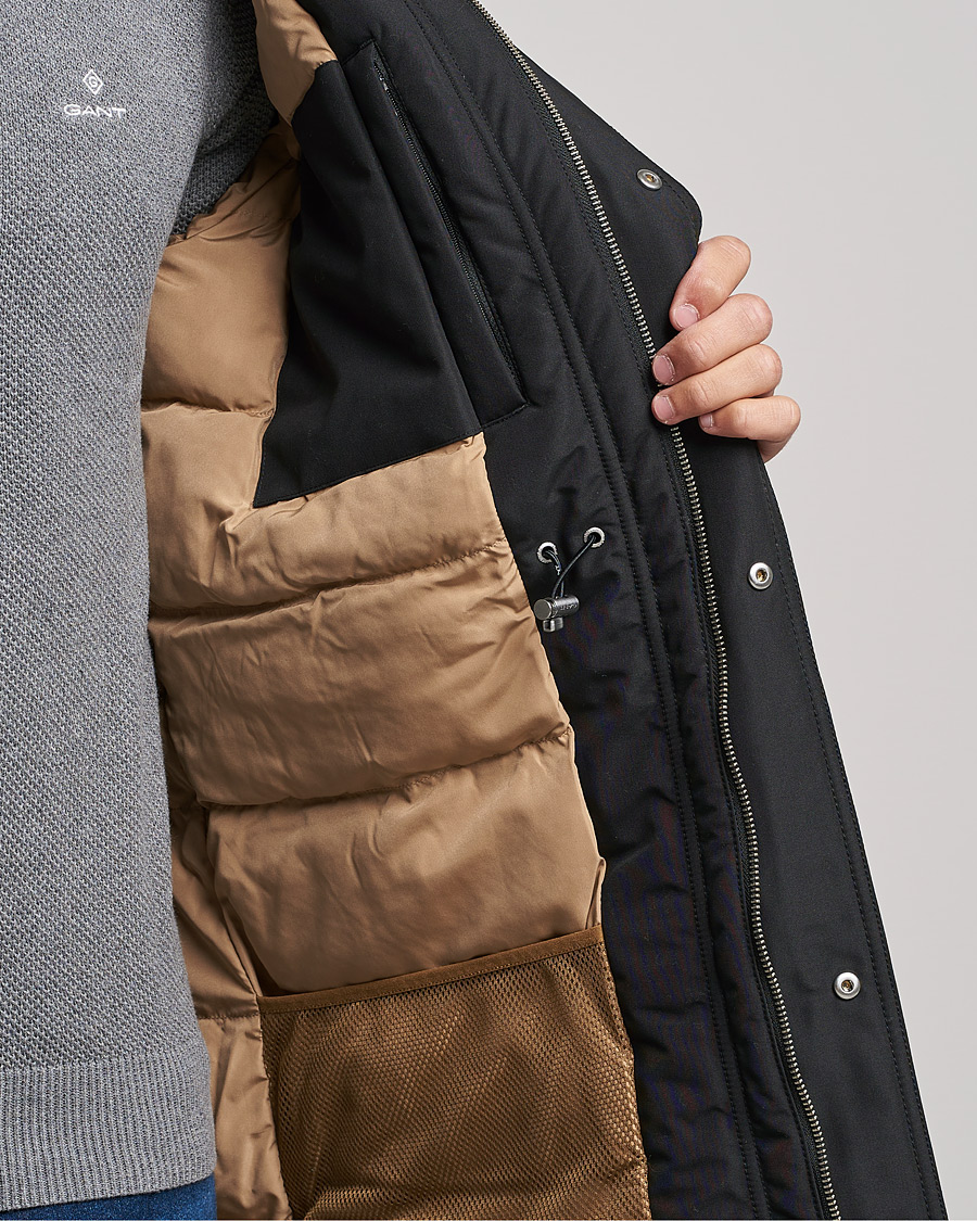 Herre | Jakker | GANT | The Everyday Parka Black