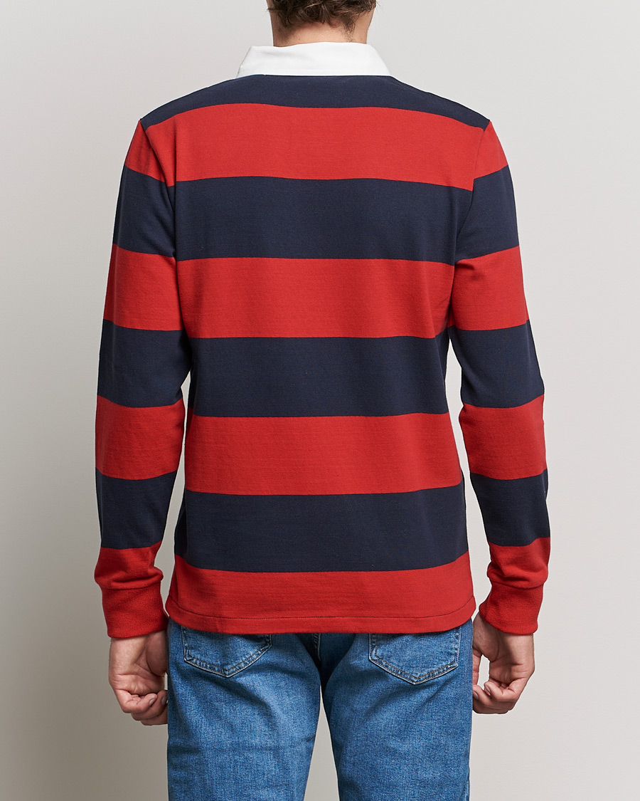 Herre | Gensere | GANT | Original Barstripe Heavy Rugger Ruby Red