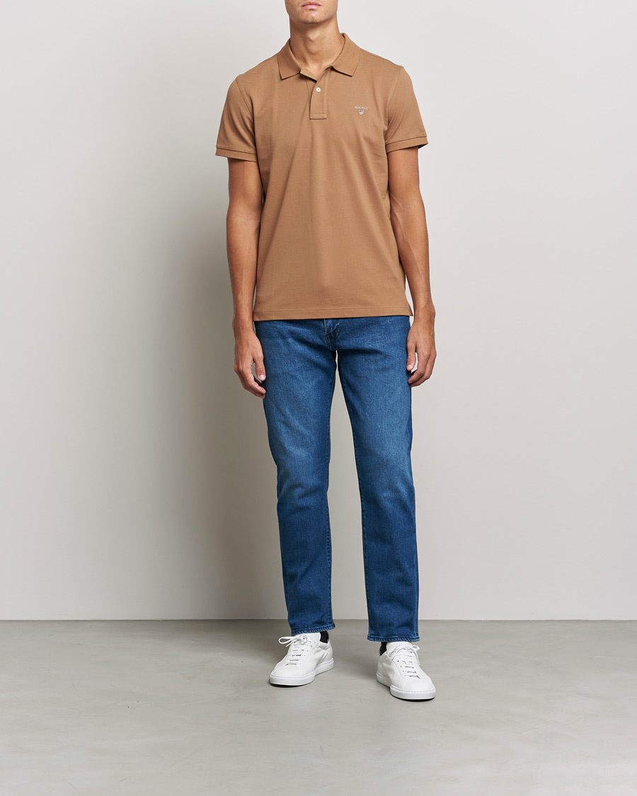 Herre | Pikéer | GANT | The Original Polo Roasted Walnut