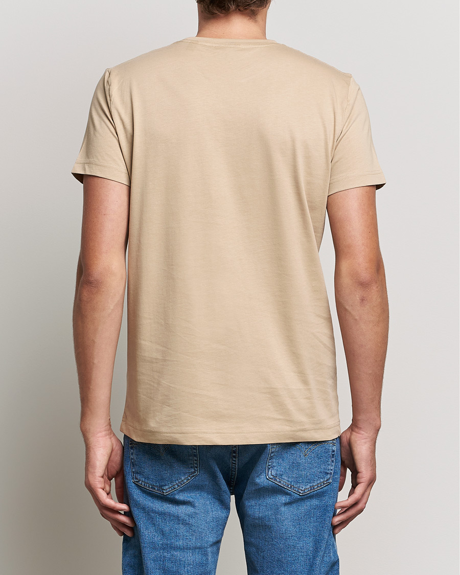 Herre | T-Shirts | GANT | The Original T-shirt Hazelwood Beige