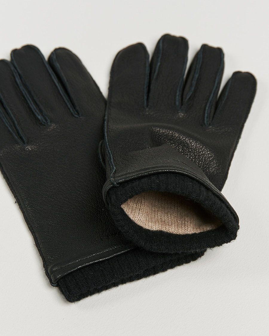 Herre | | GANT | Leather Gloves Black