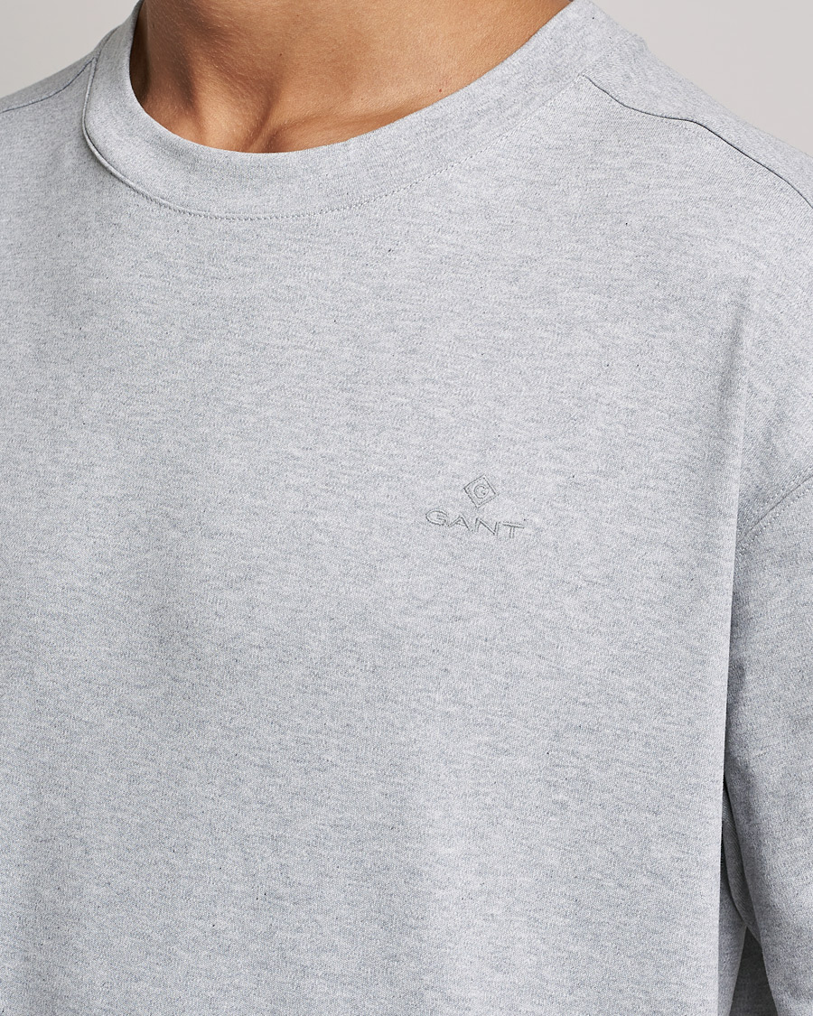 Herre | Pyjamaser og badekåper | GANT | Premium Loungewear Set Light Grey Melange