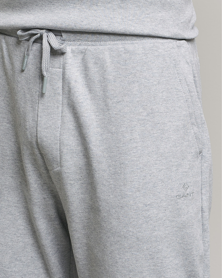 Herre | Pyjamaser og badekåper | GANT | Premium Loungewear Set Light Grey Melange