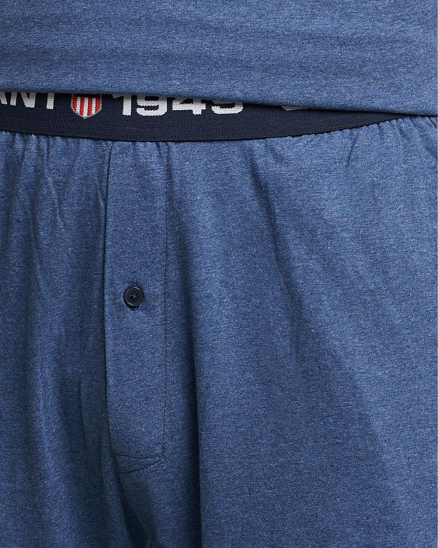 Herre | Pyjamaser og badekåper | GANT | Retro Shield Pyjama Pants Marine Melange