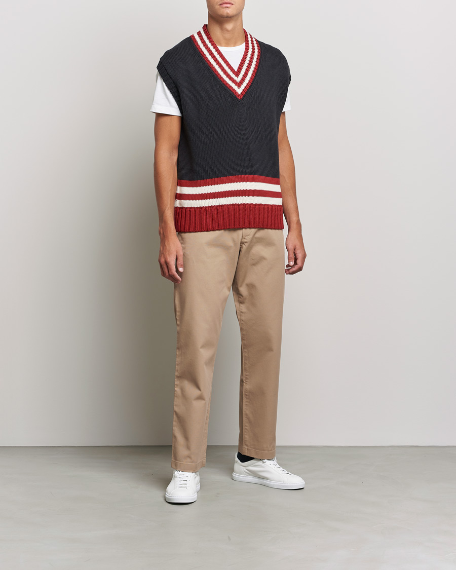 Herre | Gensere | GANT | Oversize Vest Autumn Sunset