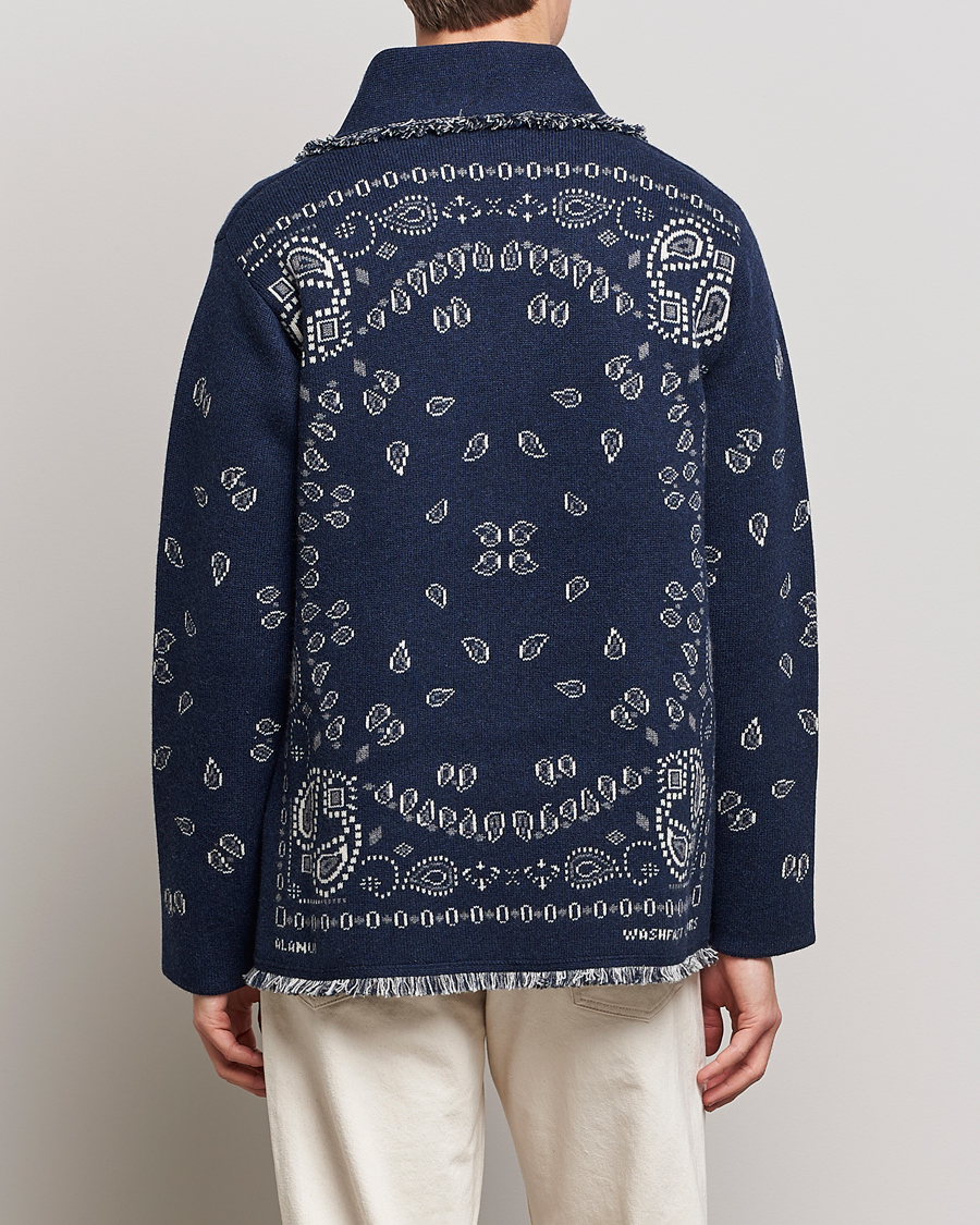 Herre | Gensere | Alanui | Icon Cashmere Jacquard Cardigan Navy