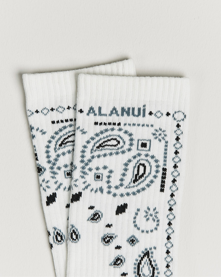 Herre | Undertøy | Alanui | Bandana Printed Socks White