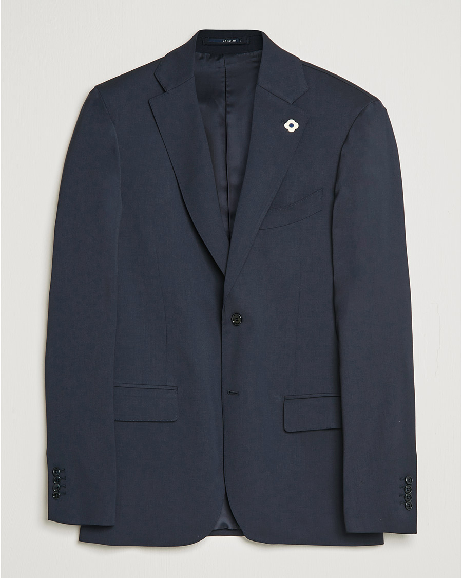 Herre | Dressjakker | Lardini | Two Button Wool Blazer Navy