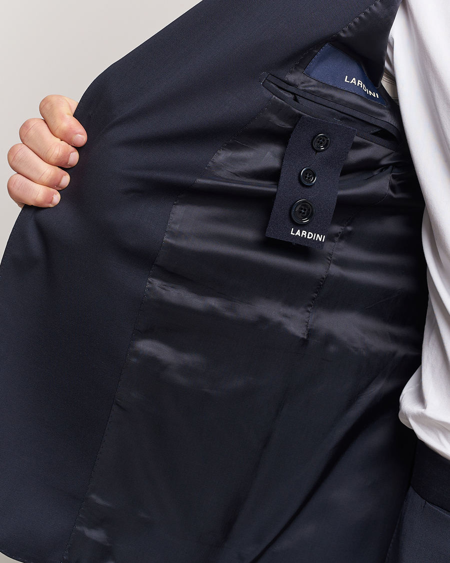 Herre | Dressjakker | Lardini | Two Button Wool Blazer Navy